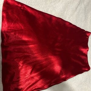 Red long Skirt